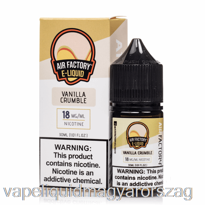 Vanília Crumble - Levegőgyári Sók - 30ml 36mg Vape E Cigi